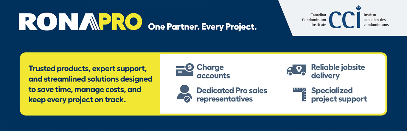 RONA Pro — One Partner. Every Project. A CCI member privilege program.